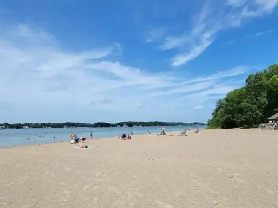 Swimming-at-pokagon-state-park