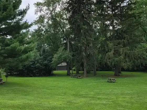 picnic areas and shelter houses at pokagon state park