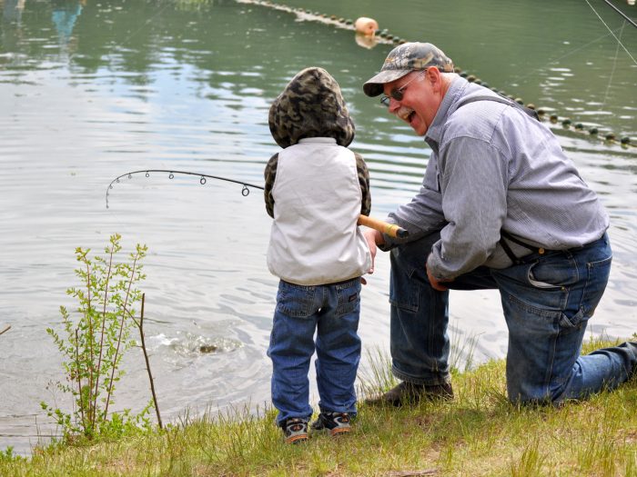Fishing at pokagon state park