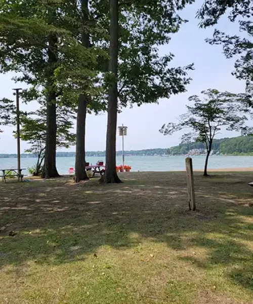 inn beach picnic area pokagon state park