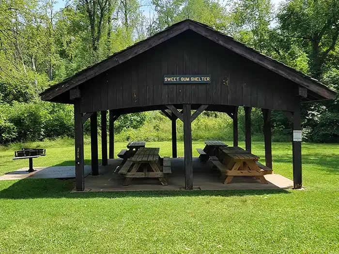 pokagon shelter sweet gum shelter